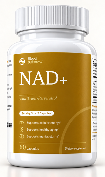 NAD+ Capsules bottle